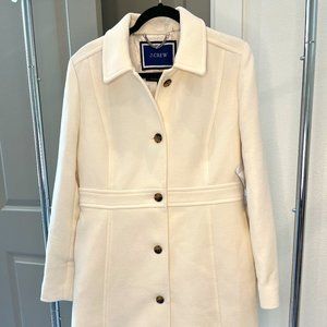 J.Crew Double-Cloth Wool Lady Day Coat w/ Thinsulate